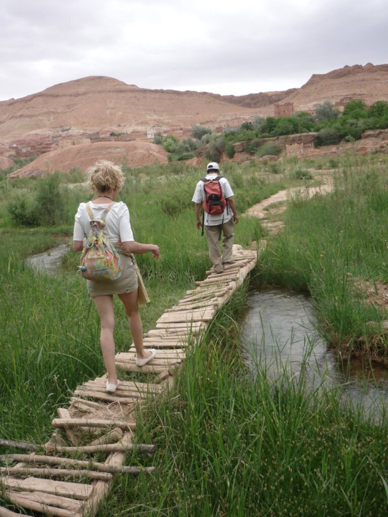 senderismo valle de las rosas marruecos