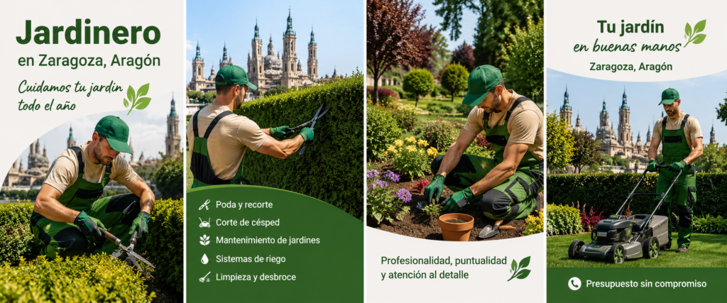 Jardinería Zaragoza Aragón